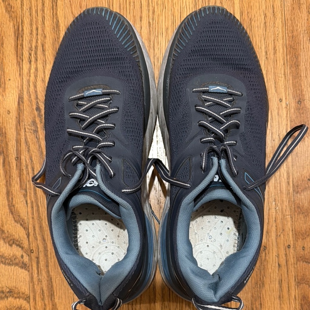 Hoka Men's Dark Gray Athletic Sneakers